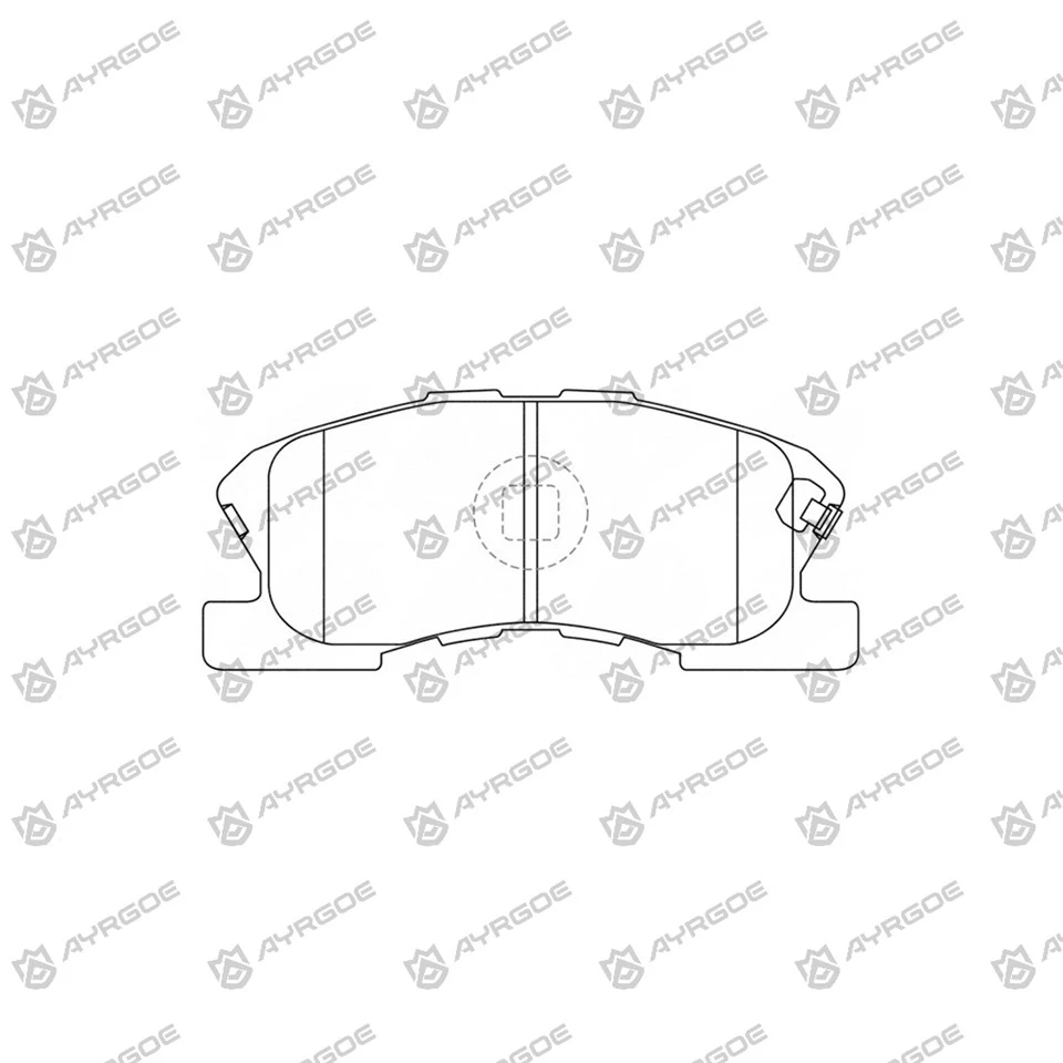 Toyota Duet M100A'lar için D0034H fren balataları