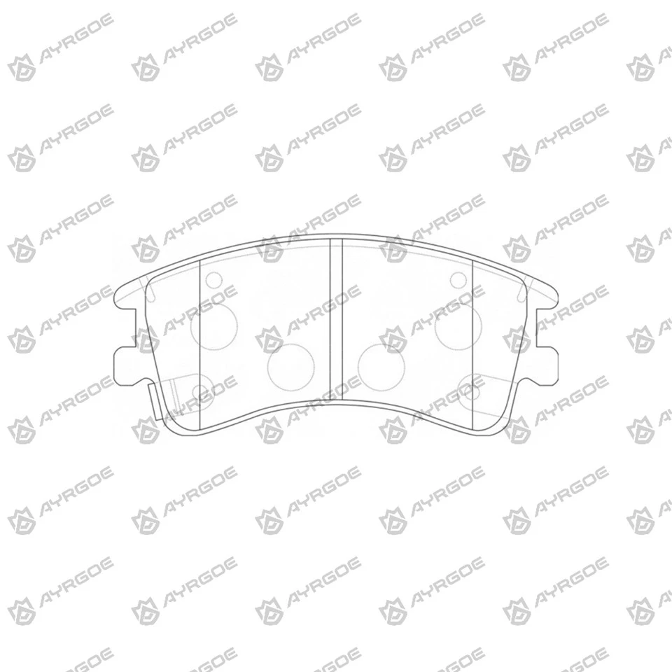 Mazda için D3125MH fren balataları