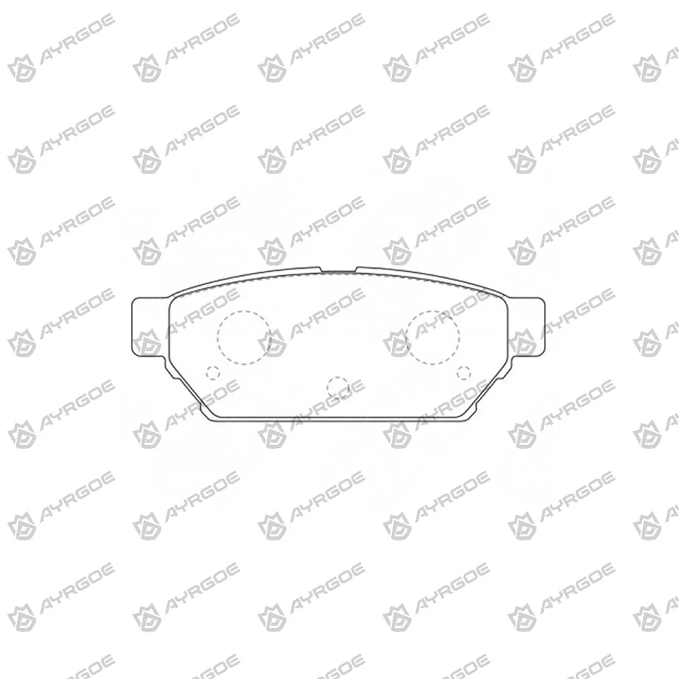 Mitsubishi mirage cb2a için d6067m fren balataları