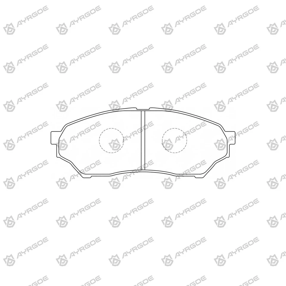 Mitsubishi için d6089h fren balataları