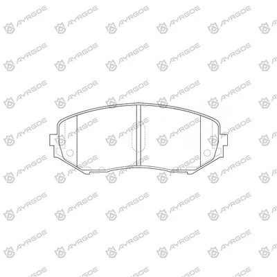 Suzuki için D9044H Fren balataları